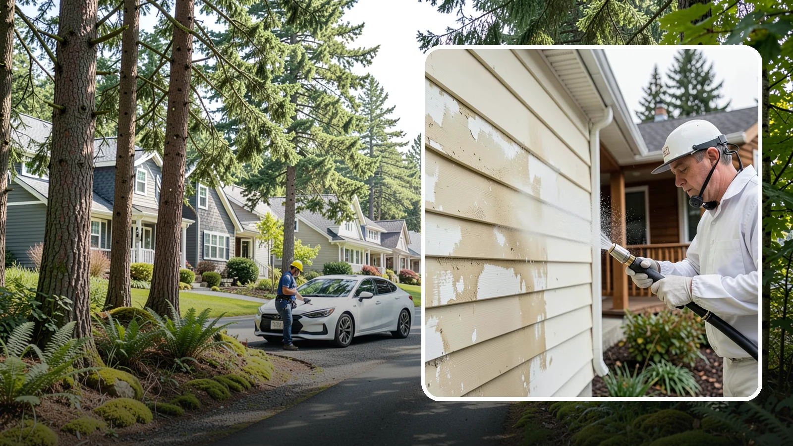 Oxidation Removal in Normandy Park, King County, WA - We strip chalky oxidation from Washington siding, gutters, and metal so surfaces regain their true color.