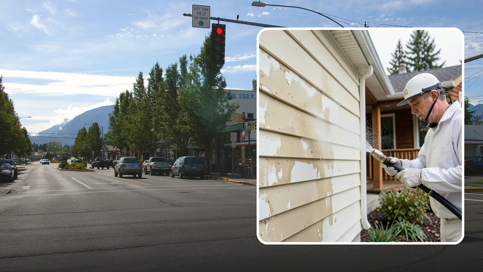 Oxidation Removal in North Bend, King County, WA - We strip chalky oxidation from Washington siding, gutters, and metal so surfaces regain their true color.
