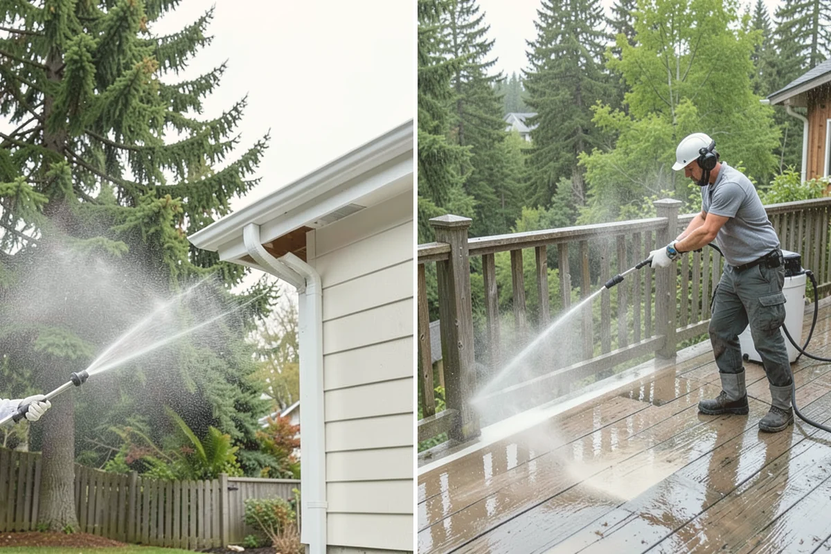 Oxidation Removal in Orting, Pierce County, WA - Test surfaces for the degree of oxidation