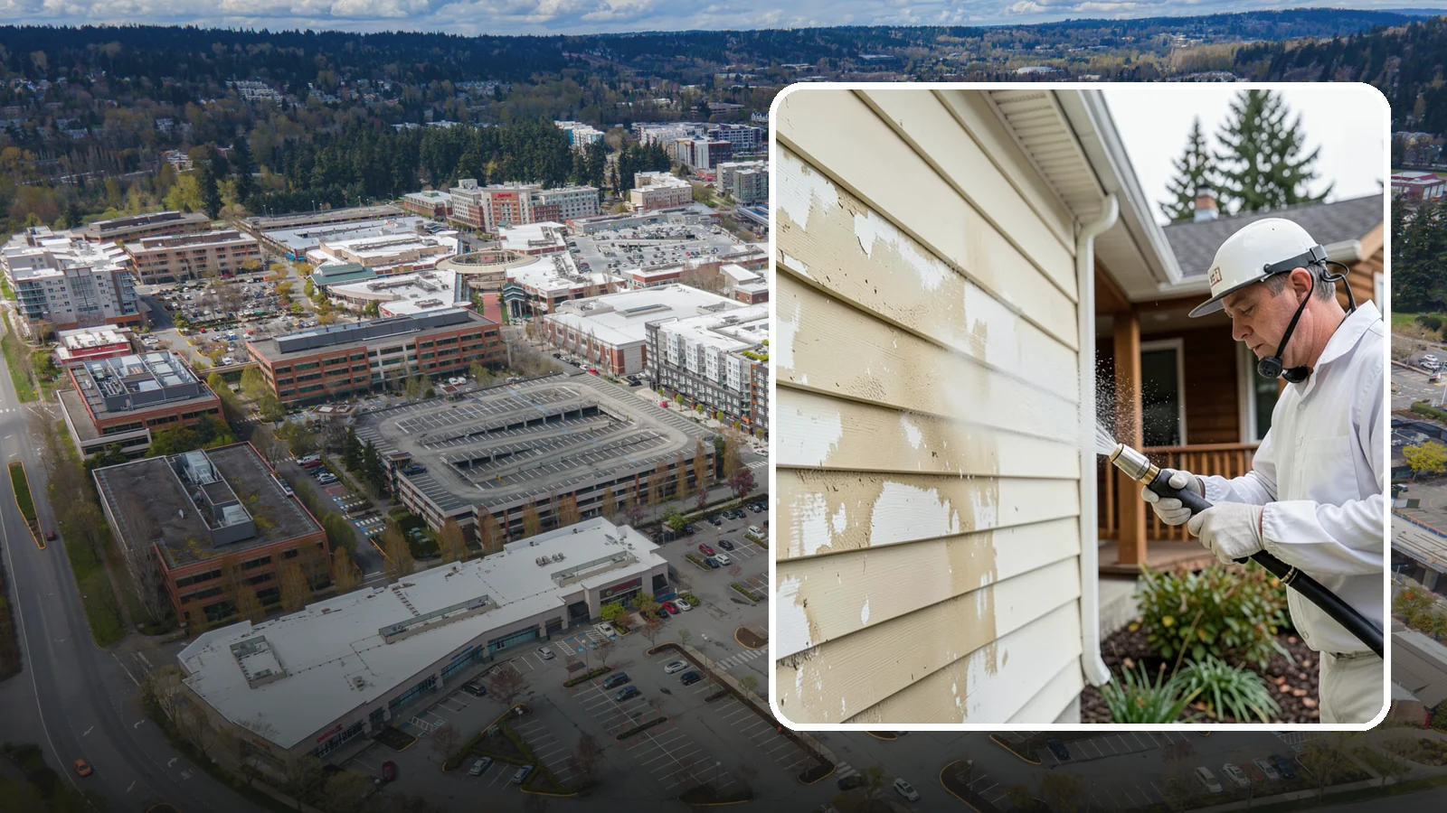 Oxidation Removal in Redmond, King County, WA - We strip chalky oxidation from Washington siding, gutters, and metal so surfaces regain their true color.