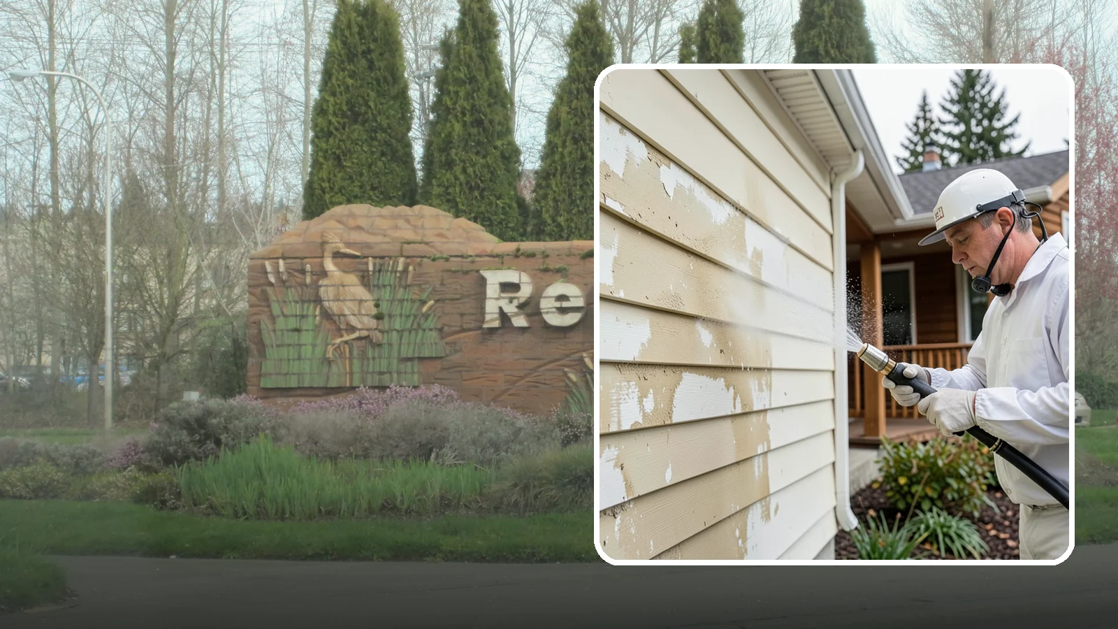 Oxidation Removal in Renton, King County, WA - We strip chalky oxidation from Washington siding, gutters, and metal so surfaces regain their true color.