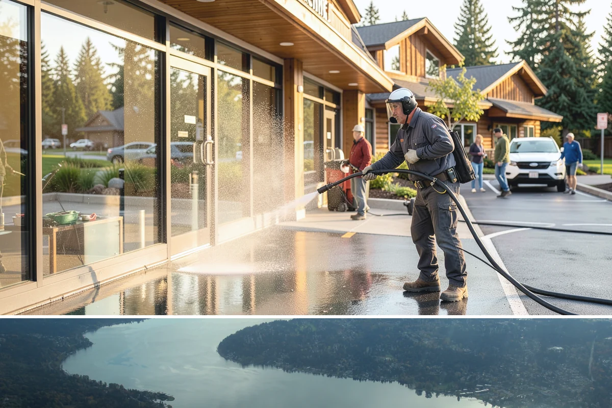 Oxidation Removal in Sammamish, King County, WA - Oxidation removal is best scheduled in dry summer weather when cleaners can work fully before rinsing.