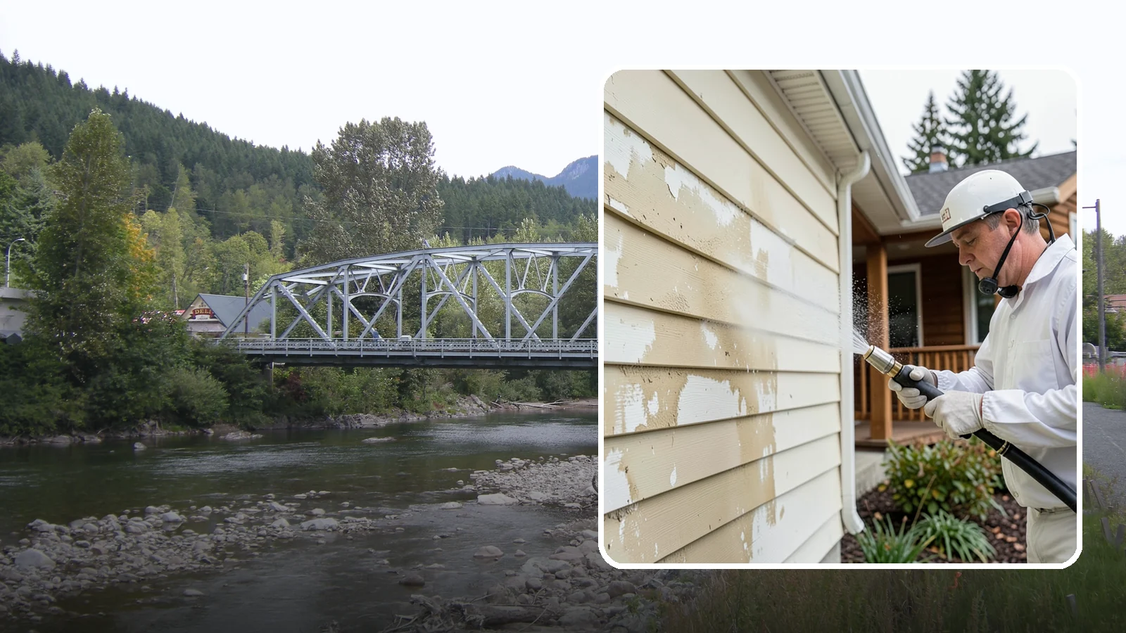 Oxidation Removal in Skykomish, King County, WA - We strip chalky oxidation from Washington siding, gutters, and metal so surfaces regain their true color.