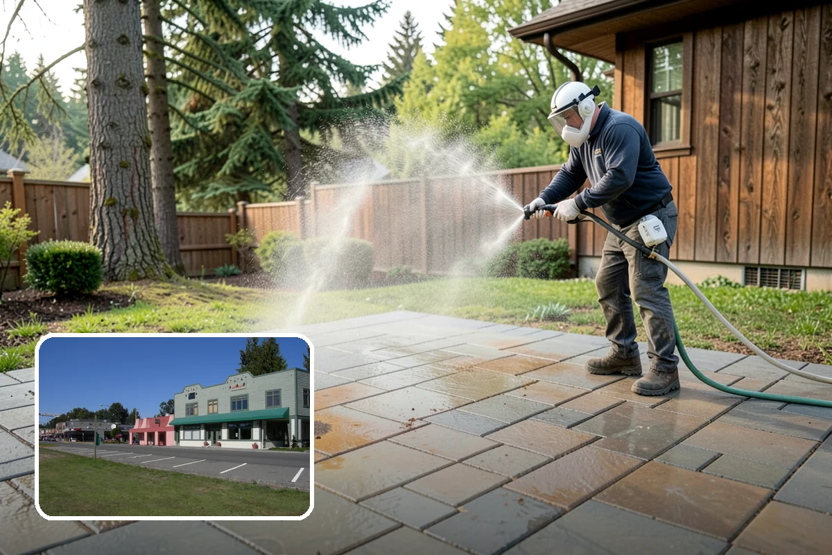 Oxidation Removal in Snoqualmie, King County, WA - Restores faded color to siding and gutters
