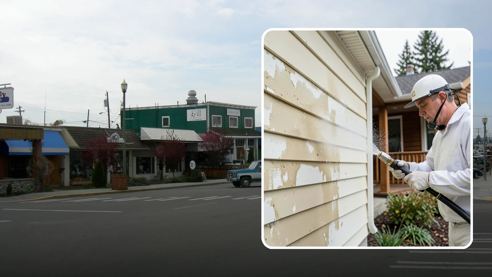 Oxidation Removal in Stanwood, Snohomish County, WA - We strip chalky oxidation from Washington siding, gutters, and metal so surfaces regain their true color.
