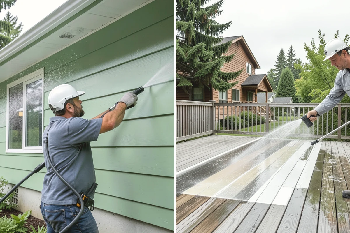 Oxidation Removal in Steilacoom, Pierce County, WA - Test surfaces for the degree of oxidation