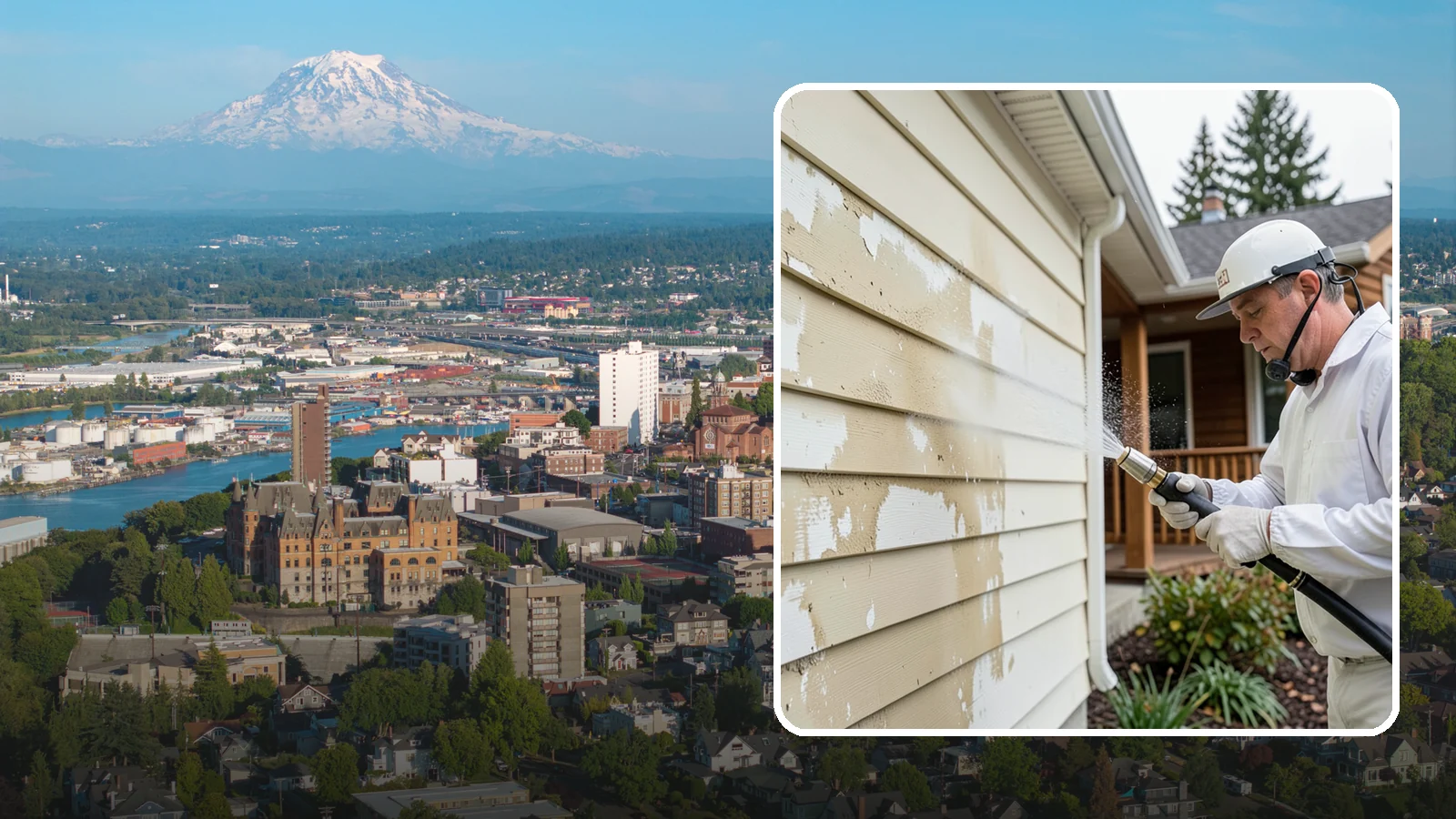 Oxidation Removal in Tacoma, Pierce County, WA - We strip chalky oxidation from Washington siding, gutters, and metal so surfaces regain their true color.