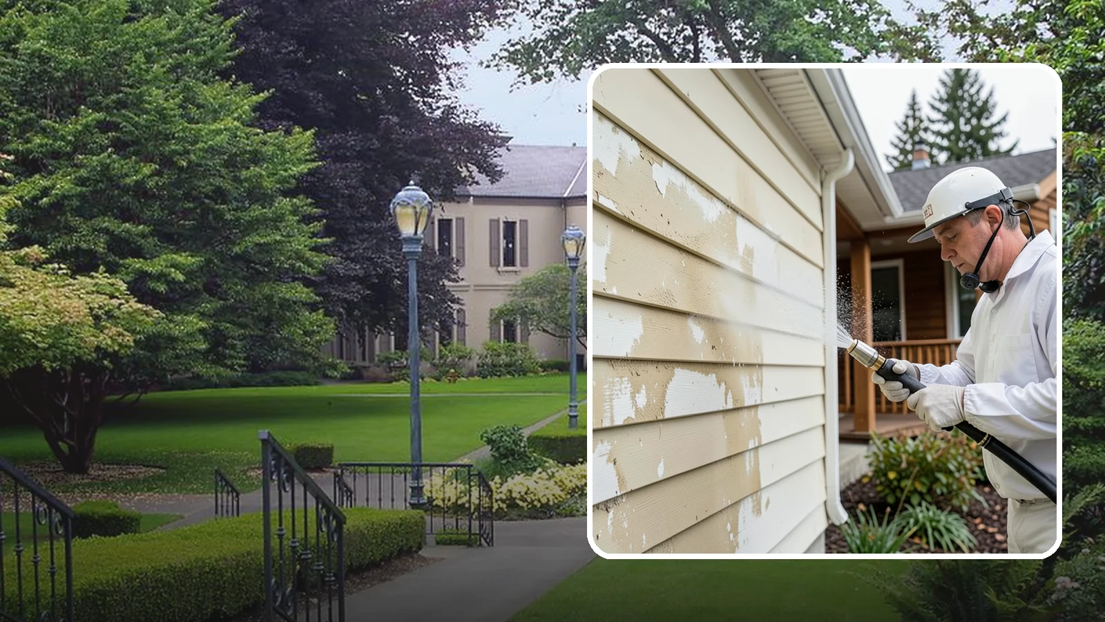 Oxidation Removal in Woodinville, King County, WA - We strip chalky oxidation from Washington siding, gutters, and metal so surfaces regain their true color.