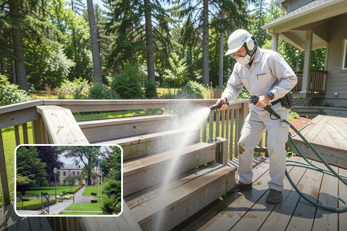 Oxidation Removal in Woodinville, King County, WA - Restores faded color to siding and gutters
