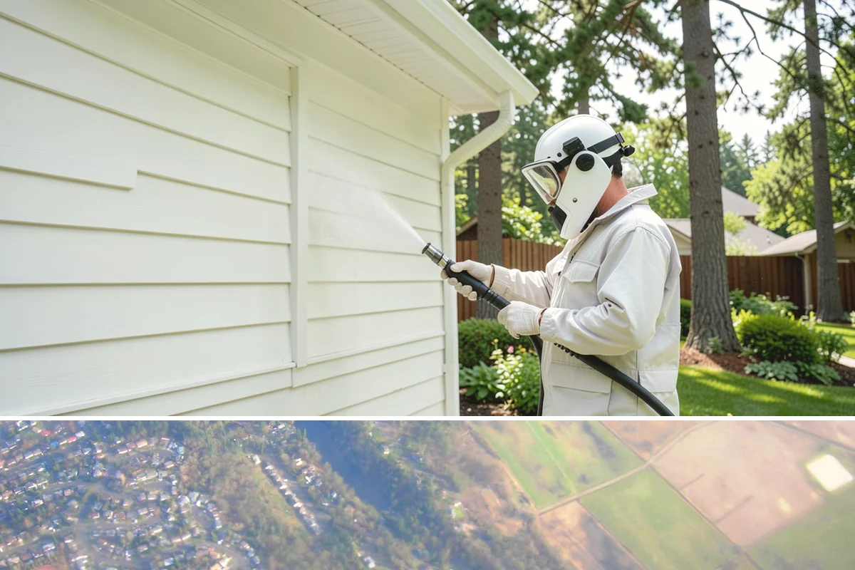 Paint Overspray Removal in Algona, King County, WA - Overspray removal can happen year-round, though mild dry days make solvent work more predictable.