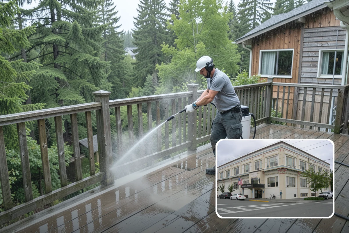 Paint Overspray Removal in Anacortes, Skagit County, WA - Clears speckled overspray from glass and finishes