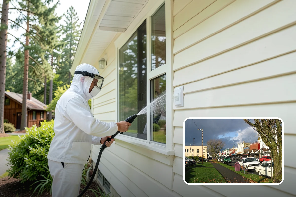 Paint Overspray Removal in Arlington, Snohomish County, WA - Clears speckled overspray from glass and finishes