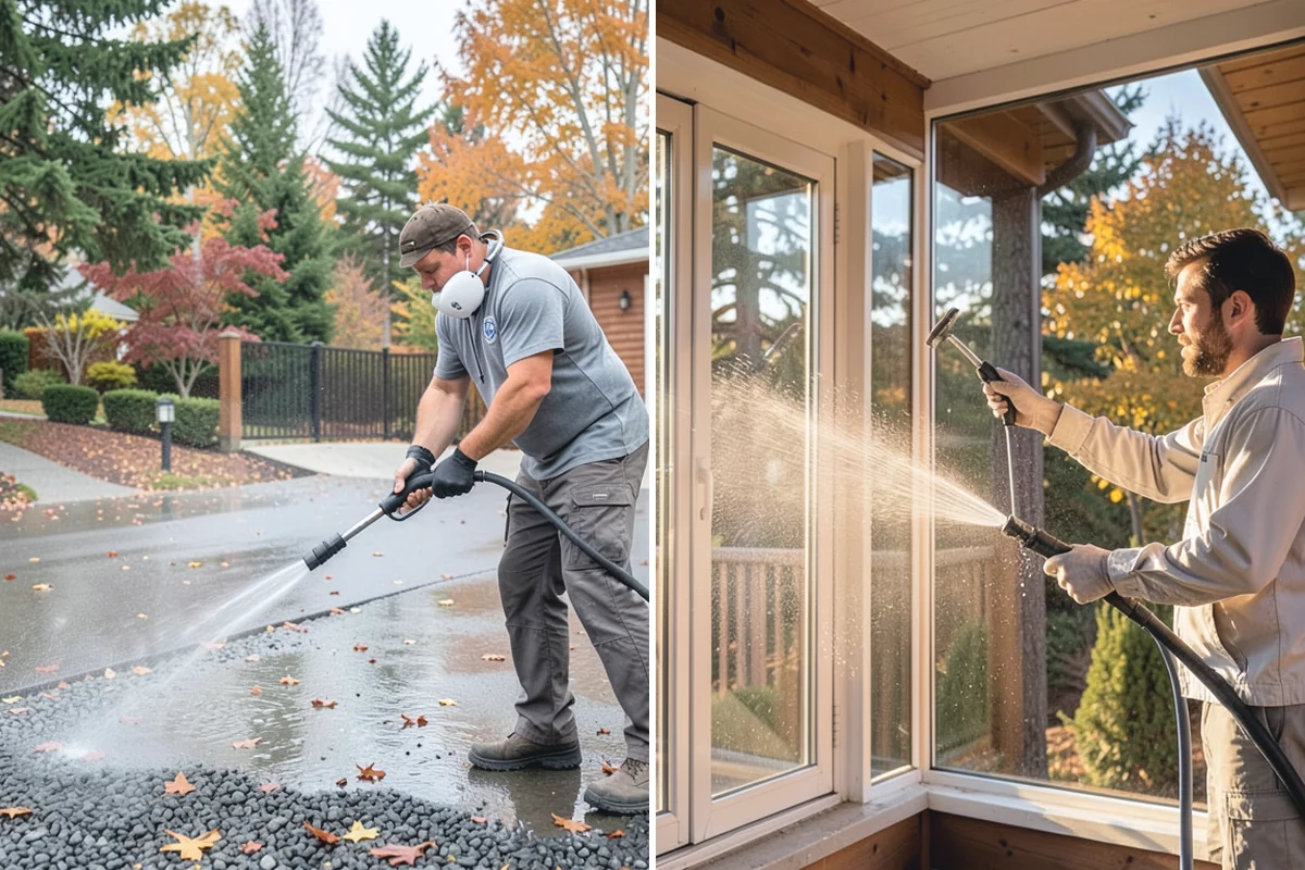 Paint Overspray Removal in Auburn, King County, WA - Assess overspray type and affected surfaces
