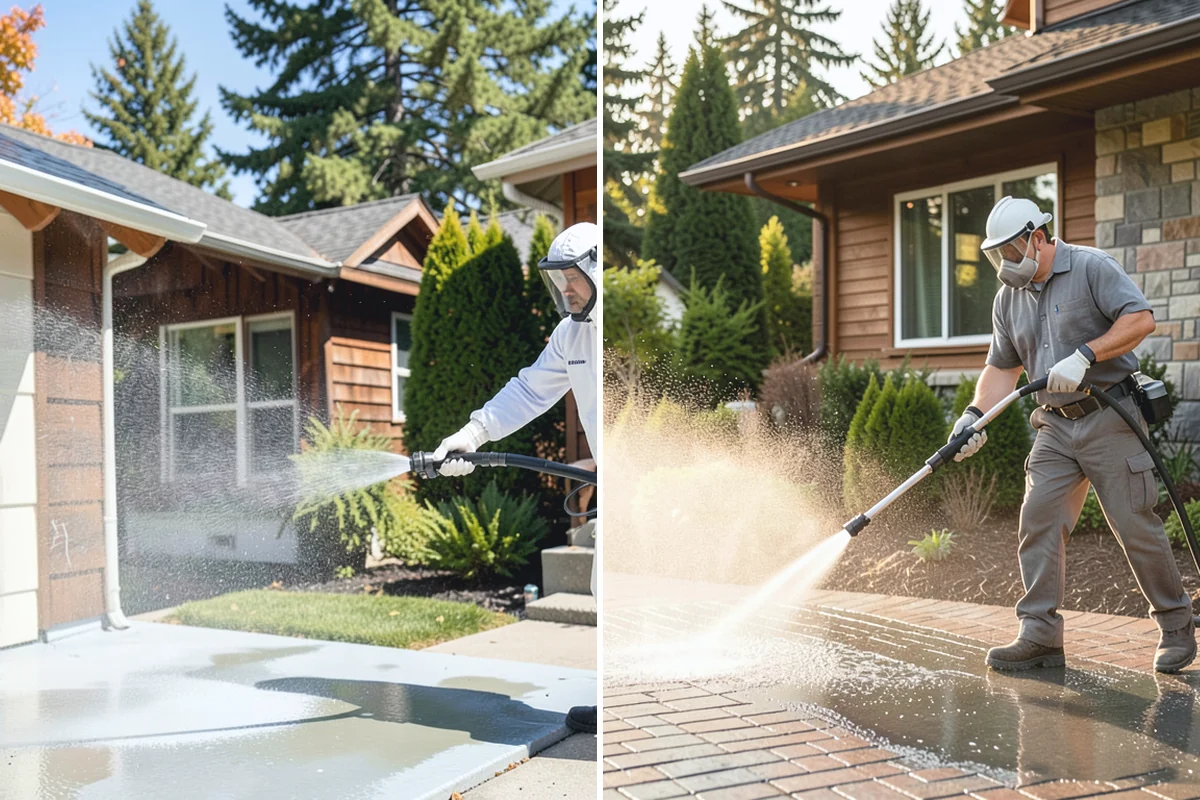 Paint Overspray Removal in Beaux Arts Village, King County, WA - Assess overspray type and affected surfaces