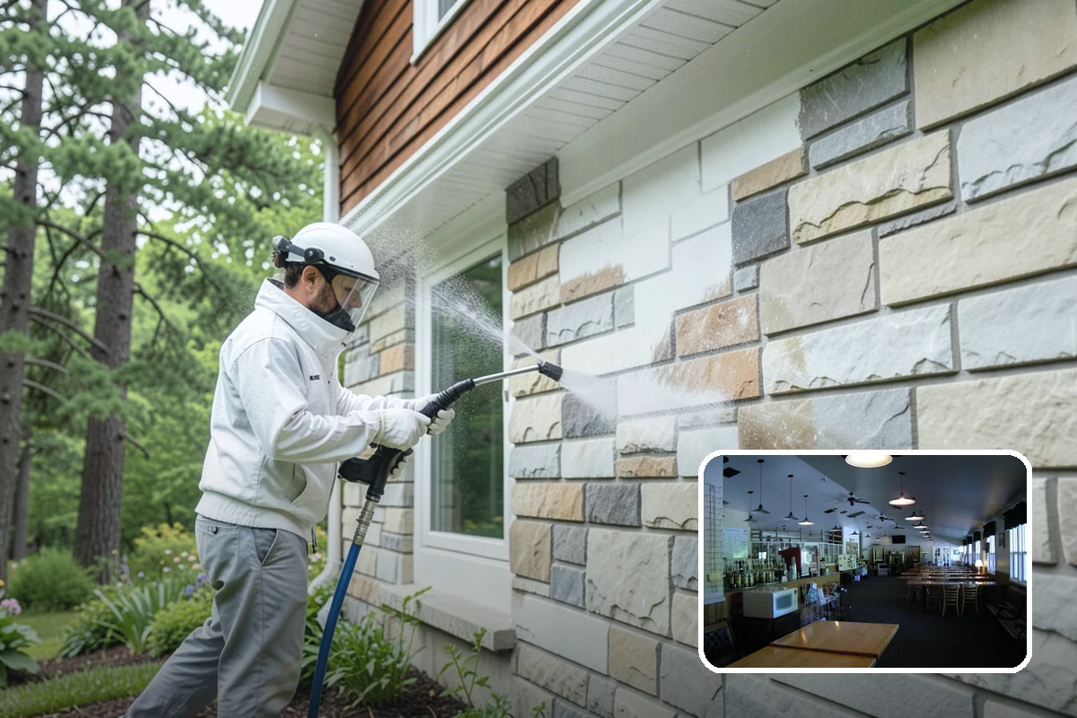 Paint Overspray Removal in Black Diamond, King County, WA - Clears speckled overspray from glass and finishes