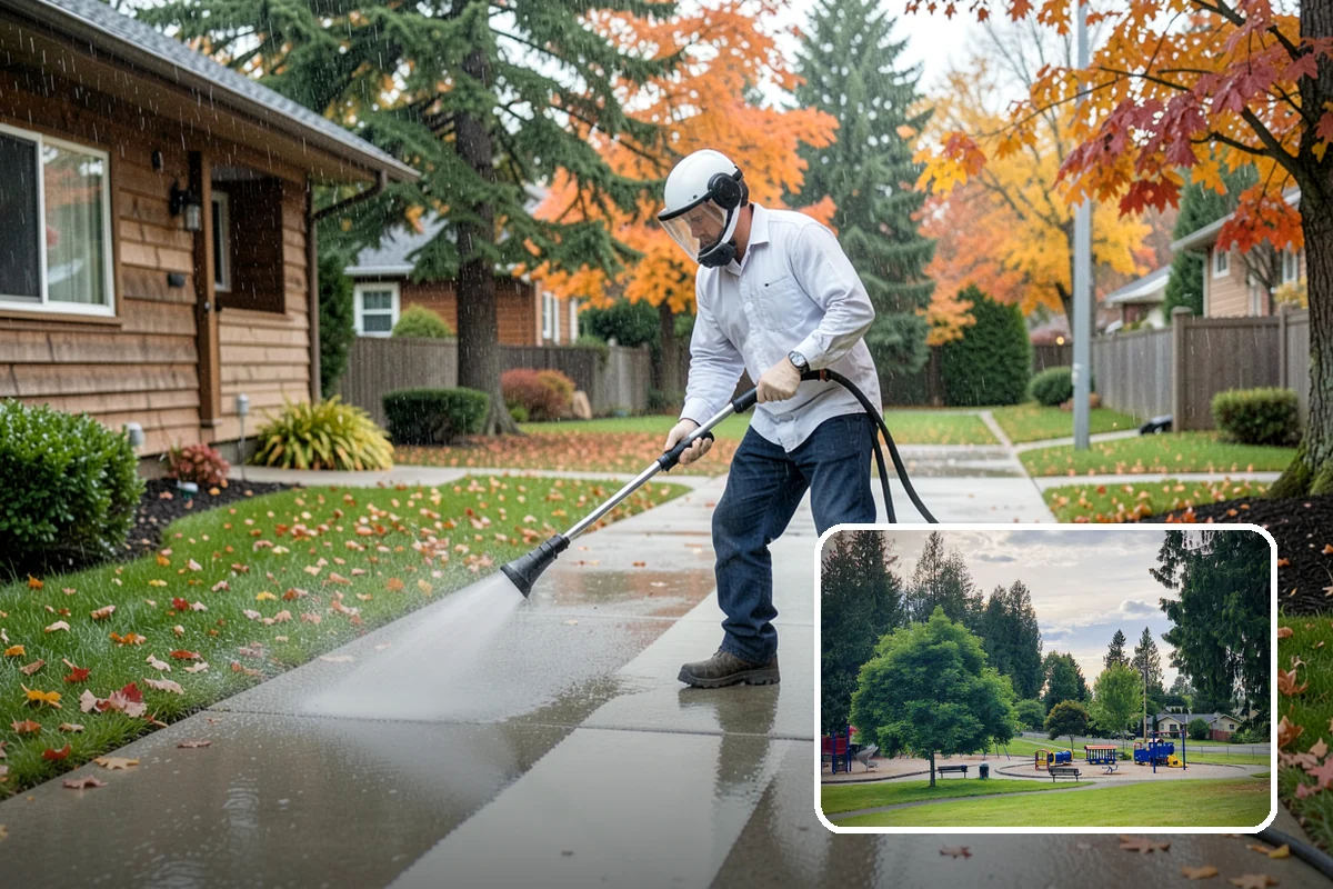 Paint Overspray Removal in Bonney Lake, Pierce County, WA - Clears speckled overspray from glass and finishes