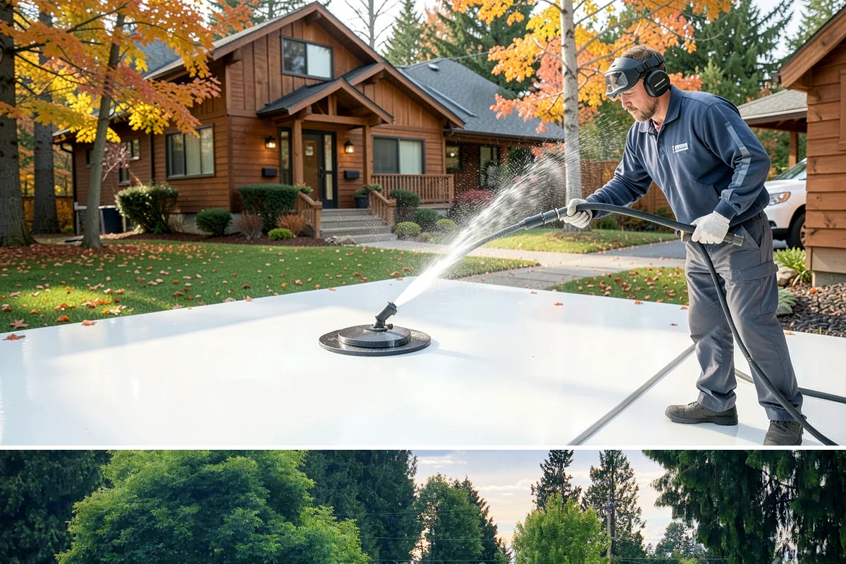 Paint Overspray Removal in Bonney Lake, Pierce County, WA - Overspray removal can happen year-round, though mild dry days make solvent work more predictable.