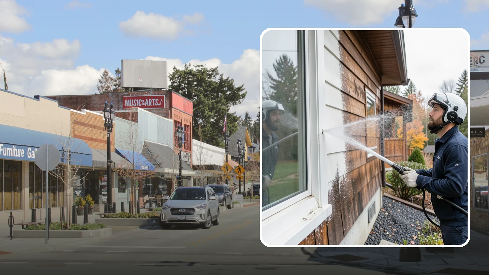 Paint Overspray Removal in Bothell, King County, WA - We remove paint overspray from Washington surfaces, from windows to vehicles, without harming what lies beneath.