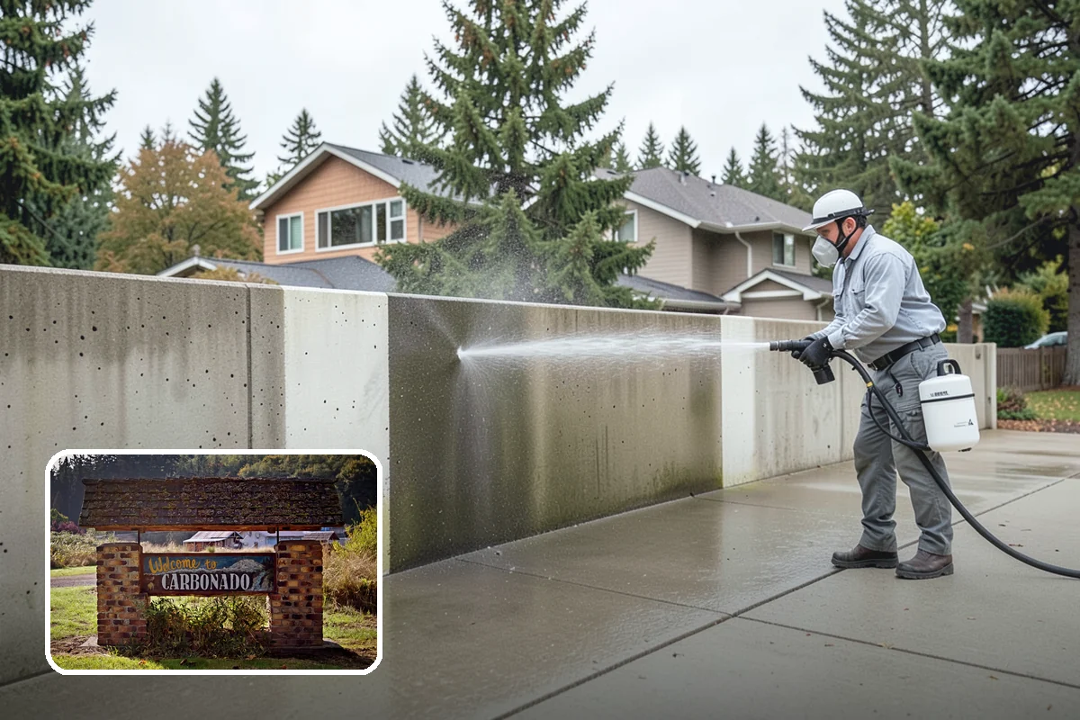Paint Overspray Removal in Carbonado, Pierce County, WA - Clears speckled overspray from glass and finishes