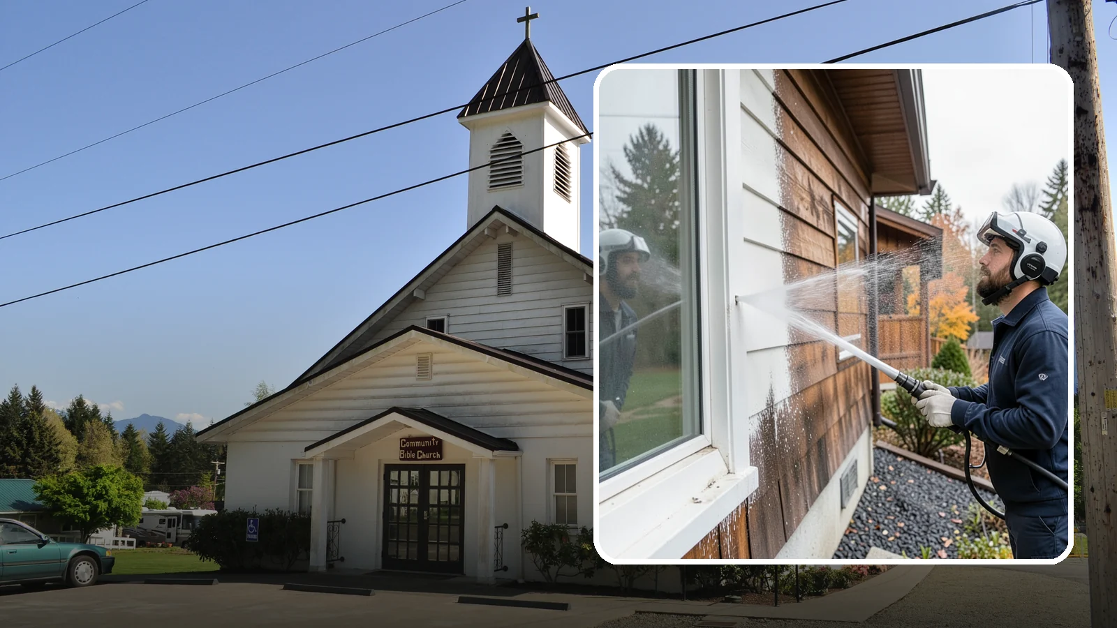 Paint Overspray Removal in Concrete, Skagit County, WA - We remove paint overspray from Washington surfaces, from windows to vehicles, without harming what lies beneath.