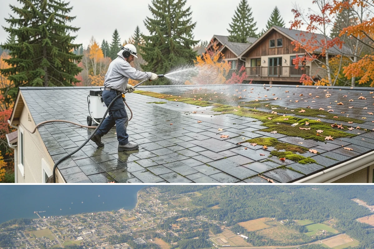 Paint Overspray Removal in Coupeville, Island County, WA - Overspray removal can happen year-round, though mild dry days make solvent work more predictable.