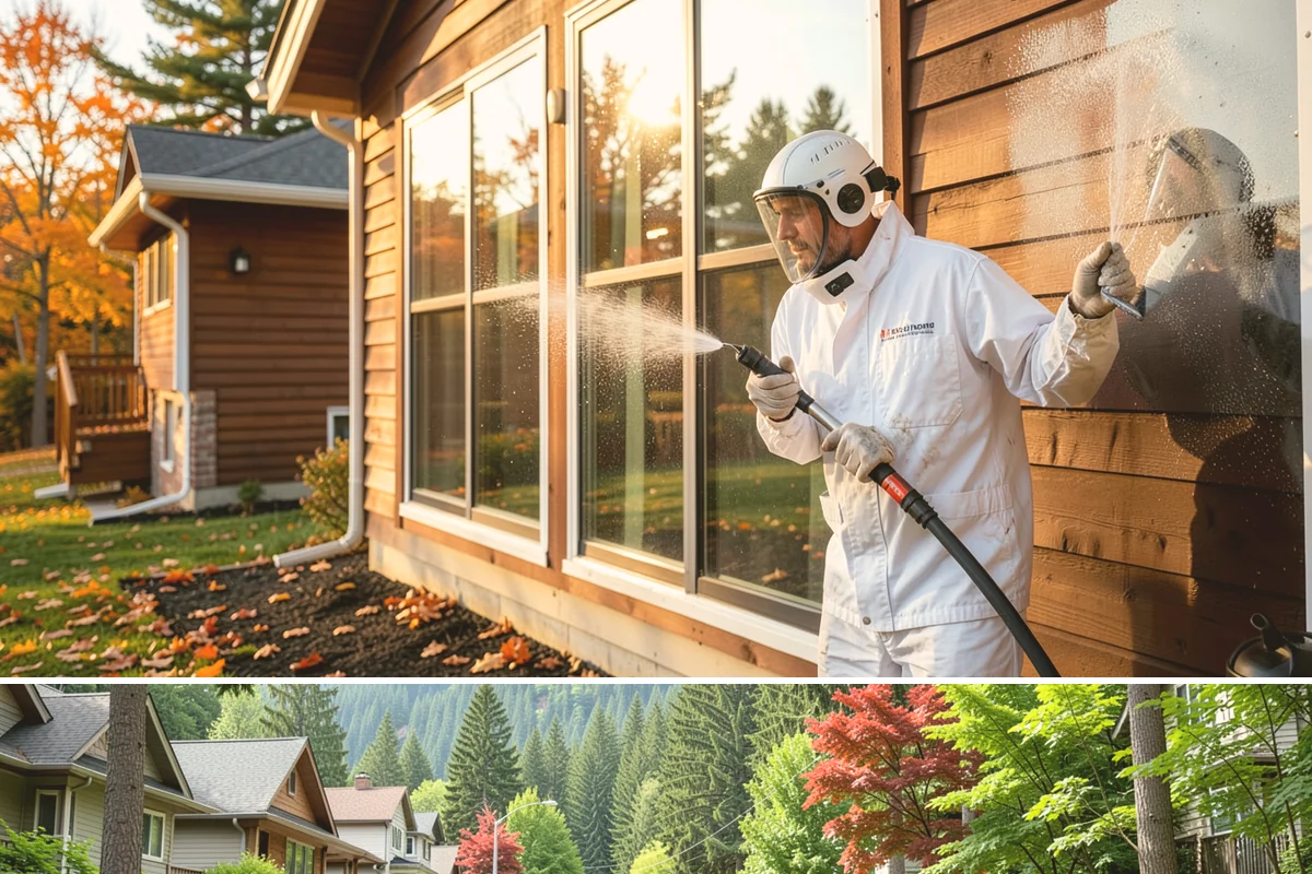 Paint Overspray Removal in Darrington, Snohomish County, WA - Overspray removal can happen year-round, though mild dry days make solvent work more predictable.