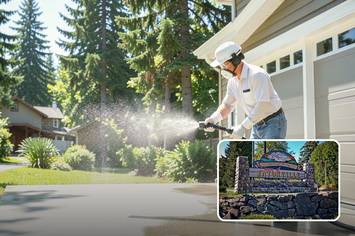 Paint Overspray Removal in Eatonville, Pierce County, WA - Clears speckled overspray from glass and finishes