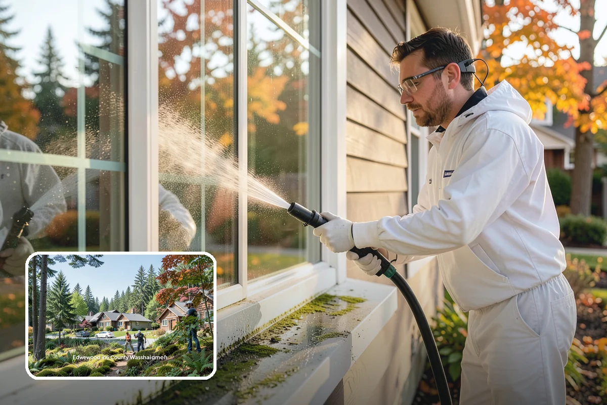 Paint Overspray Removal in Edgewood, Pierce County, WA - Clears speckled overspray from glass and finishes