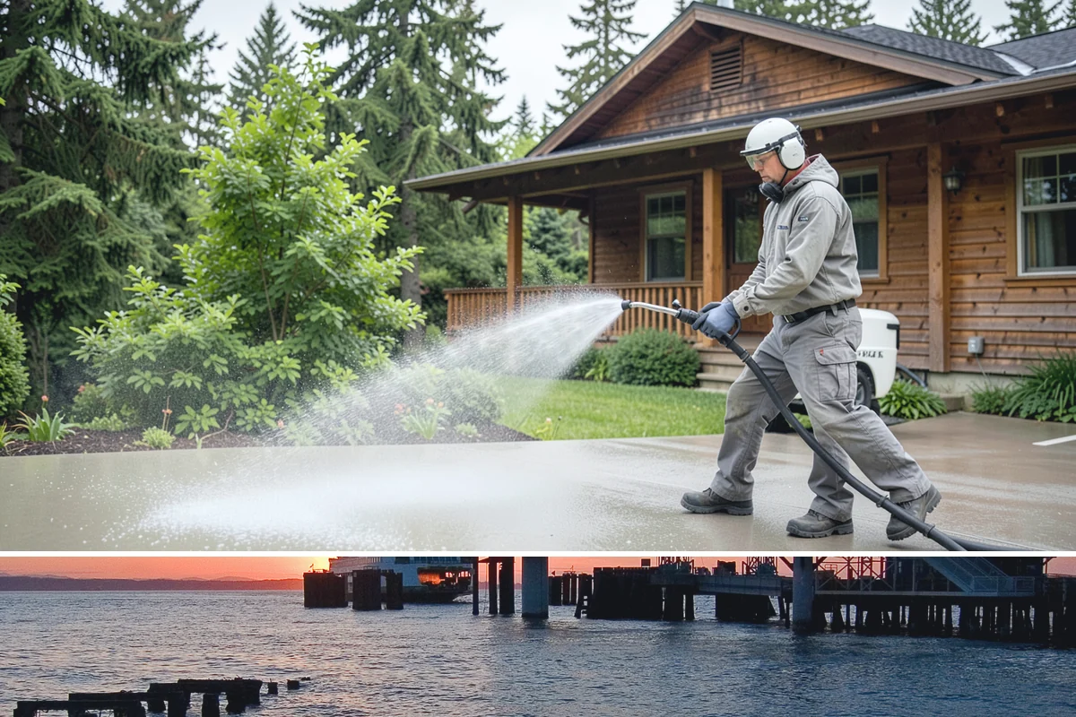 Paint Overspray Removal in Edmonds, Snohomish County, WA - Overspray removal can happen year-round, though mild dry days make solvent work more predictable.