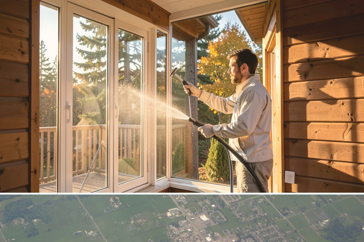Paint Overspray Removal in Enumclaw, King County, WA - Overspray removal can happen year-round, though mild dry days make solvent work more predictable.