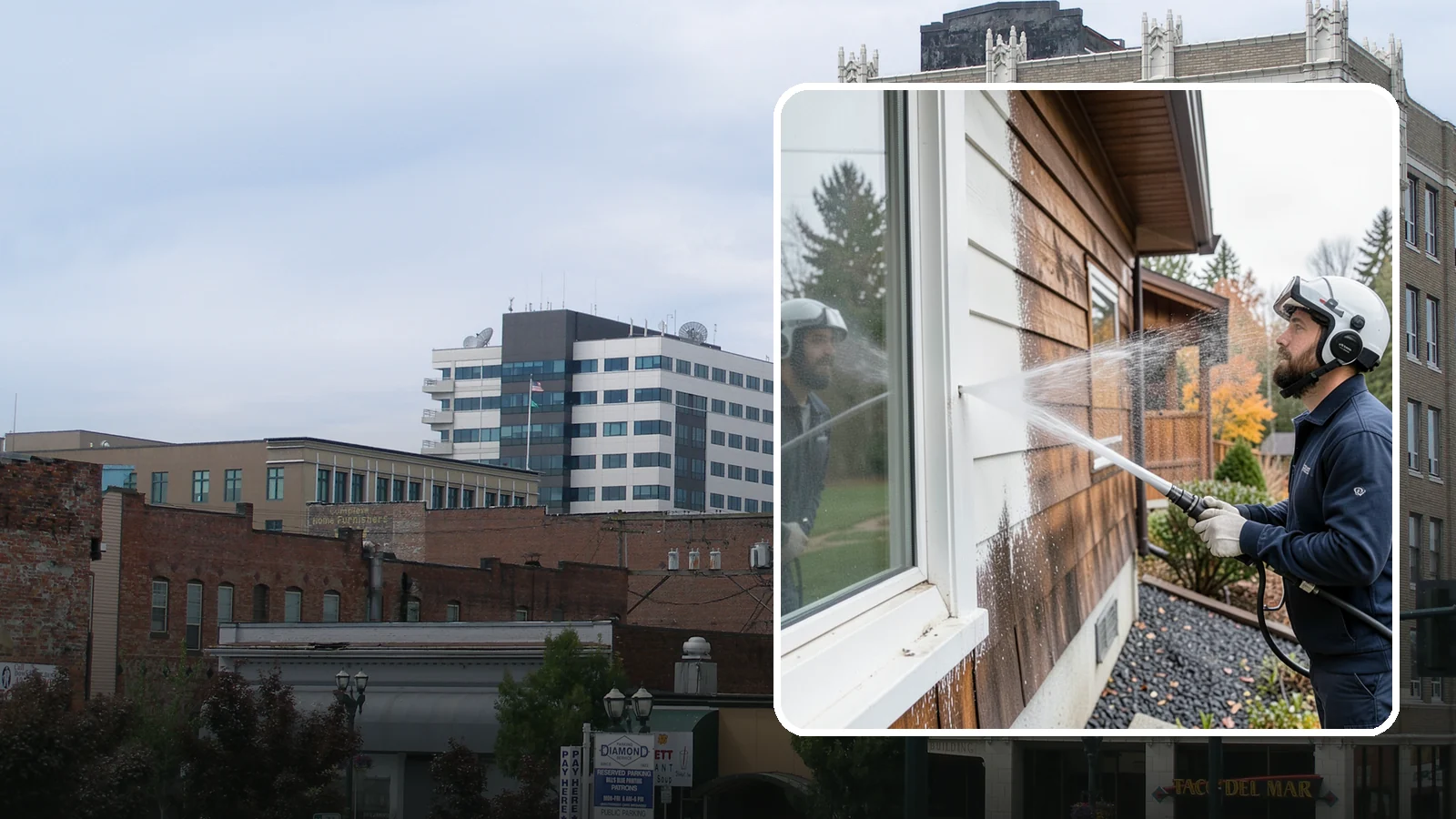 Paint Overspray Removal in Everett, Snohomish County, WA - We remove paint overspray from Washington surfaces, from windows to vehicles, without harming what lies beneath.