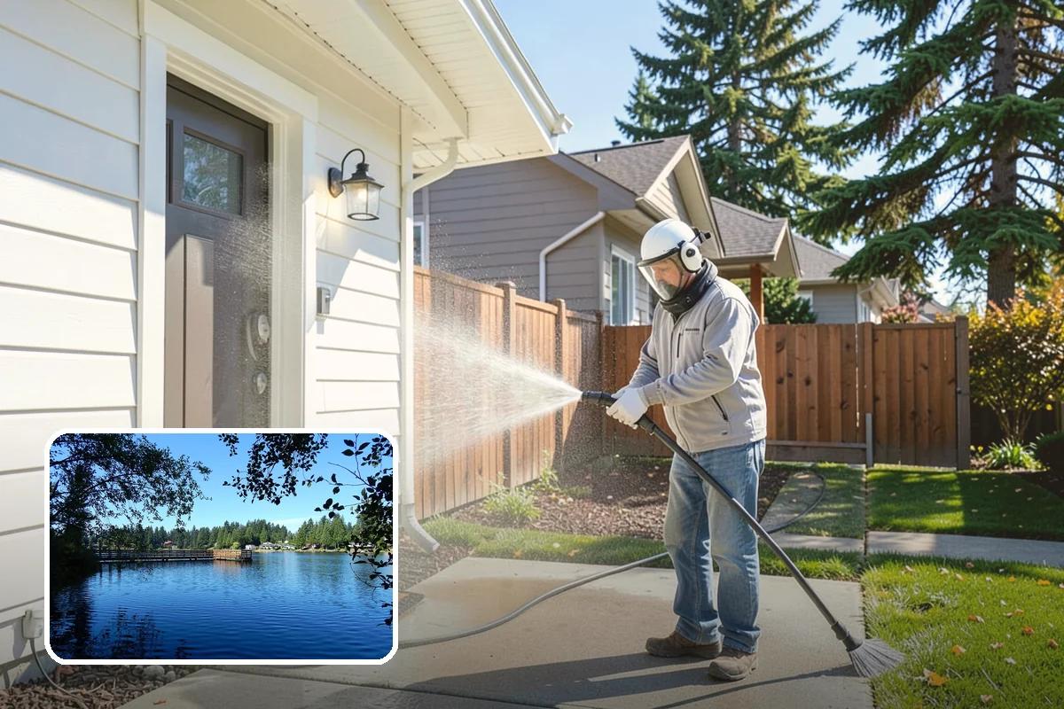 Paint Overspray Removal in Federal Way, King County, WA - Clears speckled overspray from glass and finishes