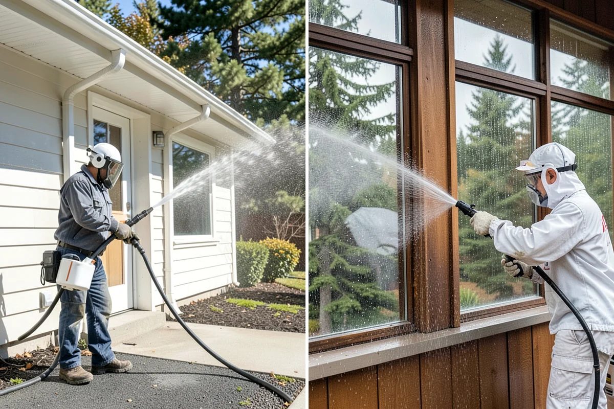 Paint Overspray Removal in Fircrest, Pierce County, WA - Assess overspray type and affected surfaces
