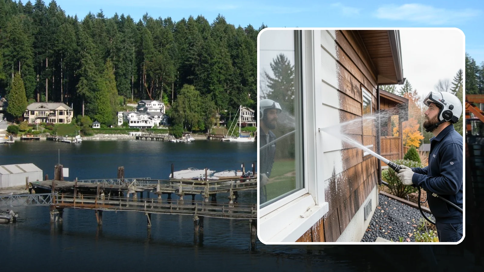 Paint Overspray Removal in Gig Harbor, Pierce County, WA - We remove paint overspray from Washington surfaces, from windows to vehicles, without harming what lies beneath.