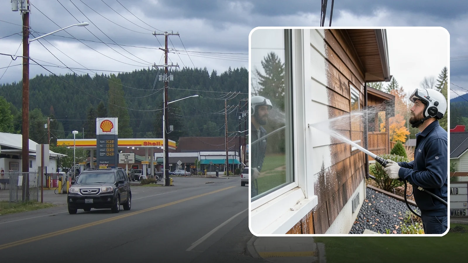 Paint Overspray Removal in Granite Falls, Snohomish County, WA - We remove paint overspray from Washington surfaces, from windows to vehicles, without harming what lies beneath.