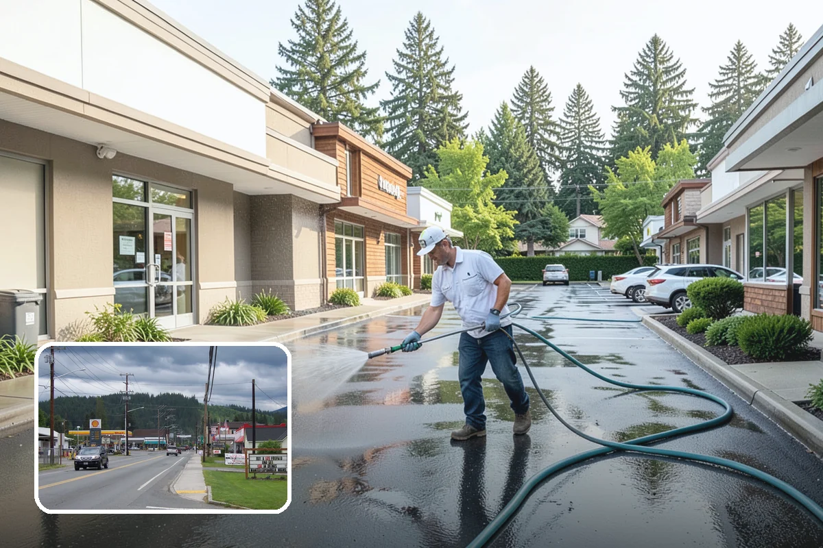 Paint Overspray Removal in Granite Falls, Snohomish County, WA - Clears speckled overspray from glass and finishes