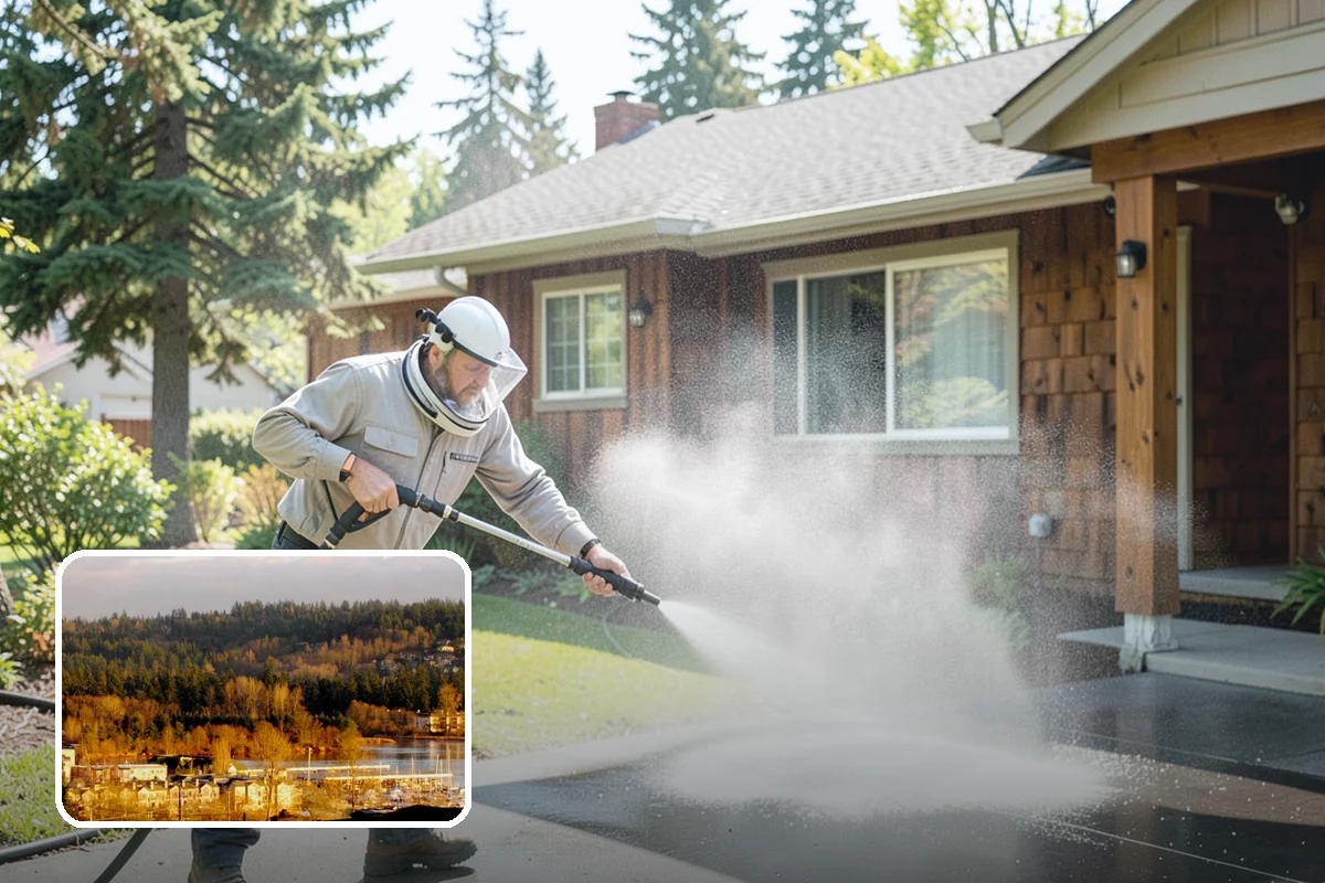 Paint Overspray Removal in Kenmore, King County, WA - Clears speckled overspray from glass and finishes