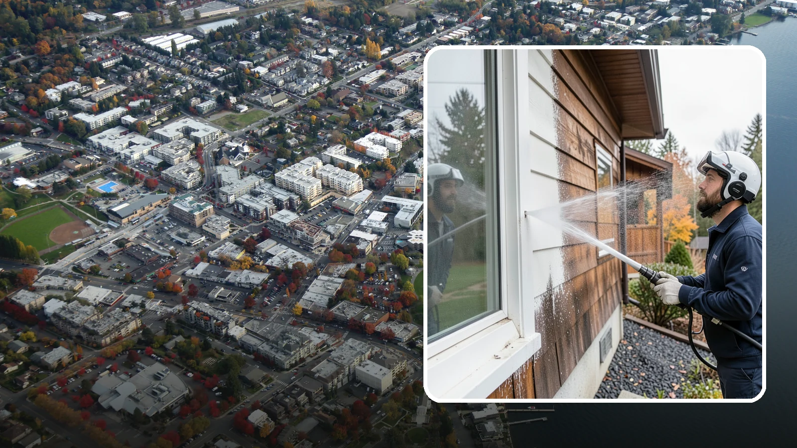 Paint Overspray Removal in Kirkland, King County, WA - We remove paint overspray from Washington surfaces, from windows to vehicles, without harming what lies beneath.