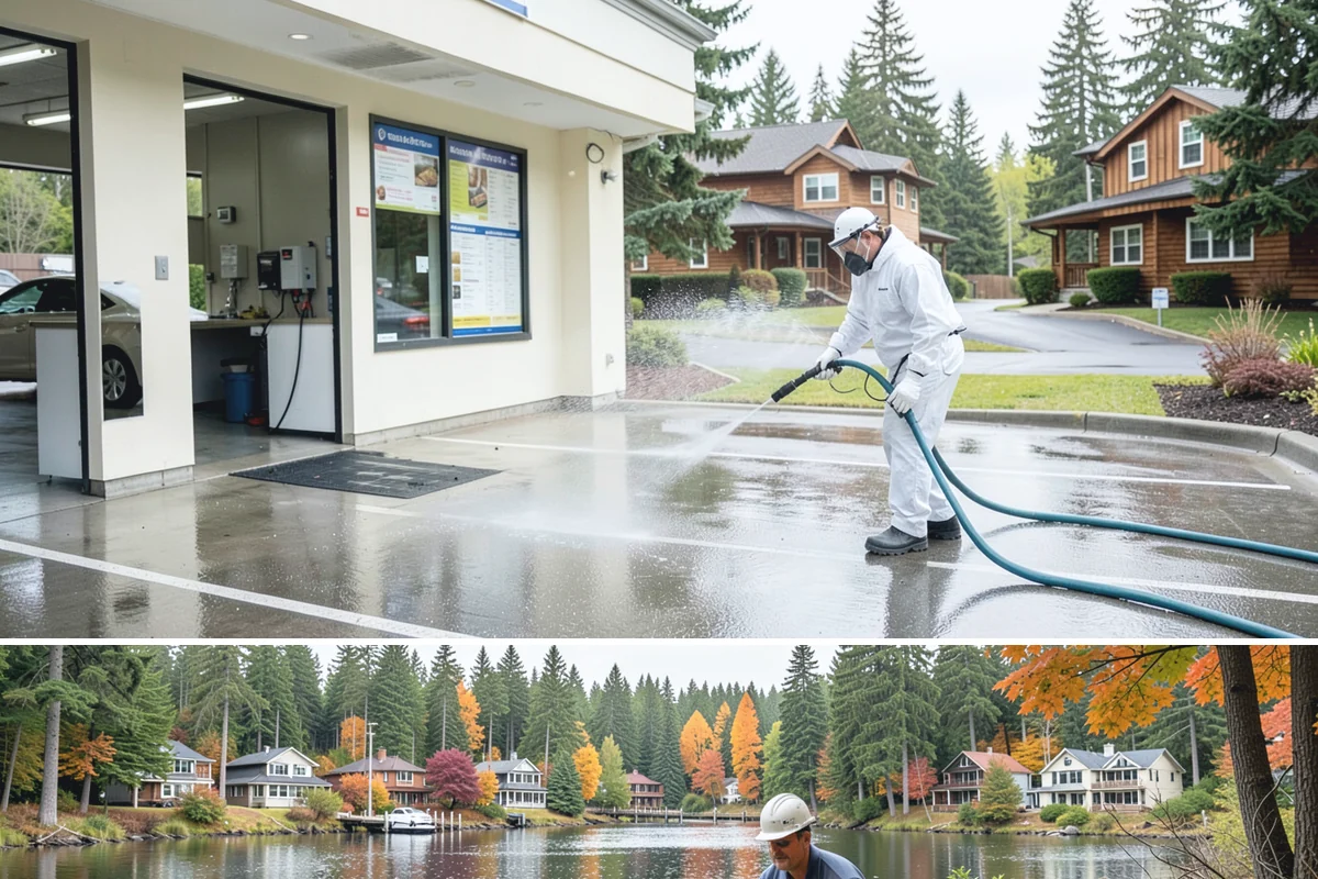 Paint Overspray Removal in La Conner, Skagit County, WA - Overspray removal can happen year-round, though mild dry days make solvent work more predictable.