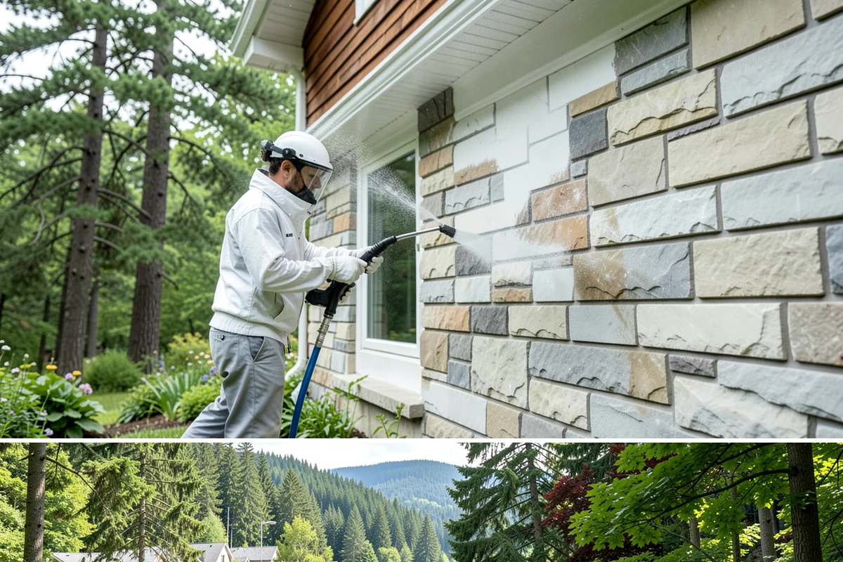 Paint Overspray Removal in Lake Forest Park, King County, WA - Overspray removal can happen year-round, though mild dry days make solvent work more predictable.
