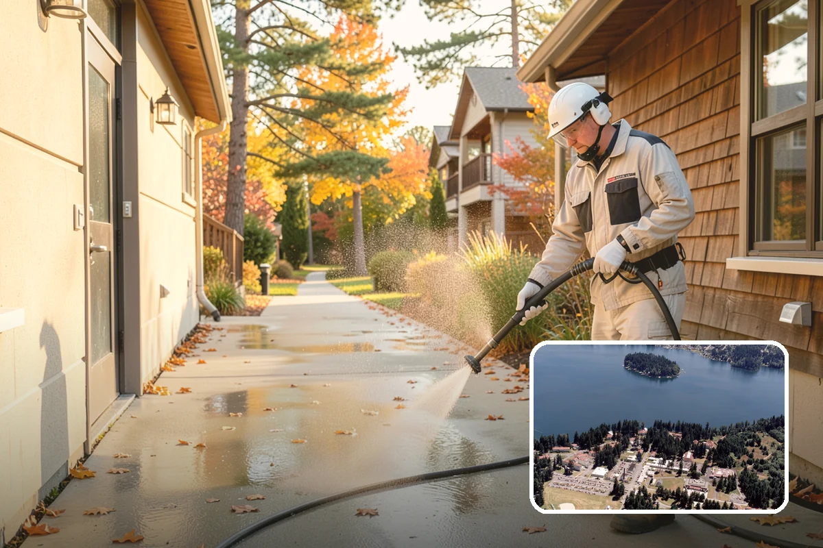 Paint Overspray Removal in Lakewood, Pierce County, WA - Clears speckled overspray from glass and finishes