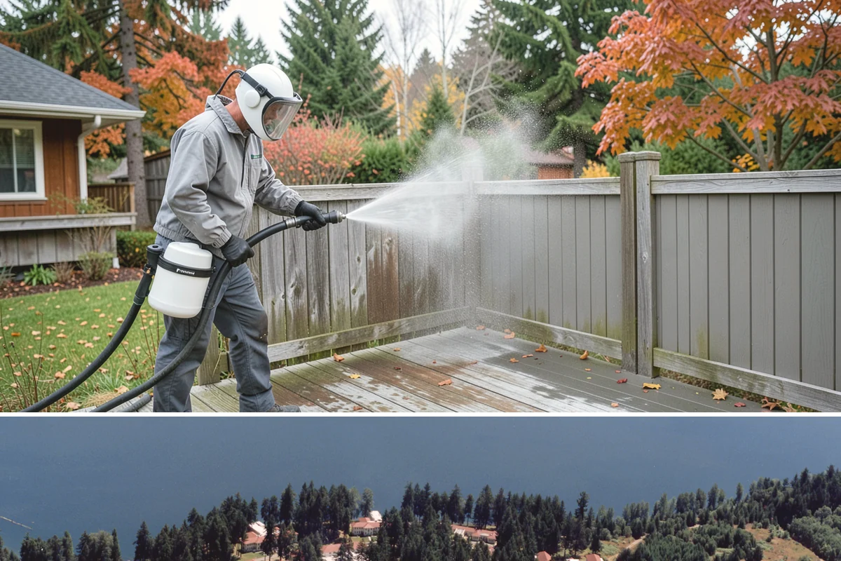 Paint Overspray Removal in Lakewood, Pierce County, WA - Overspray removal can happen year-round, though mild dry days make solvent work more predictable.