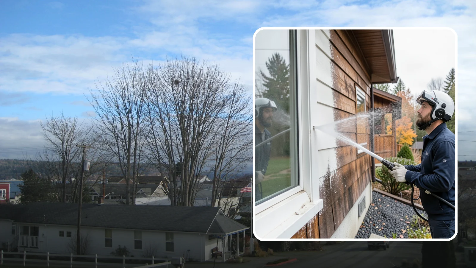 Paint Overspray Removal in Langley, Island County, WA - We remove paint overspray from Washington surfaces, from windows to vehicles, without harming what lies beneath.