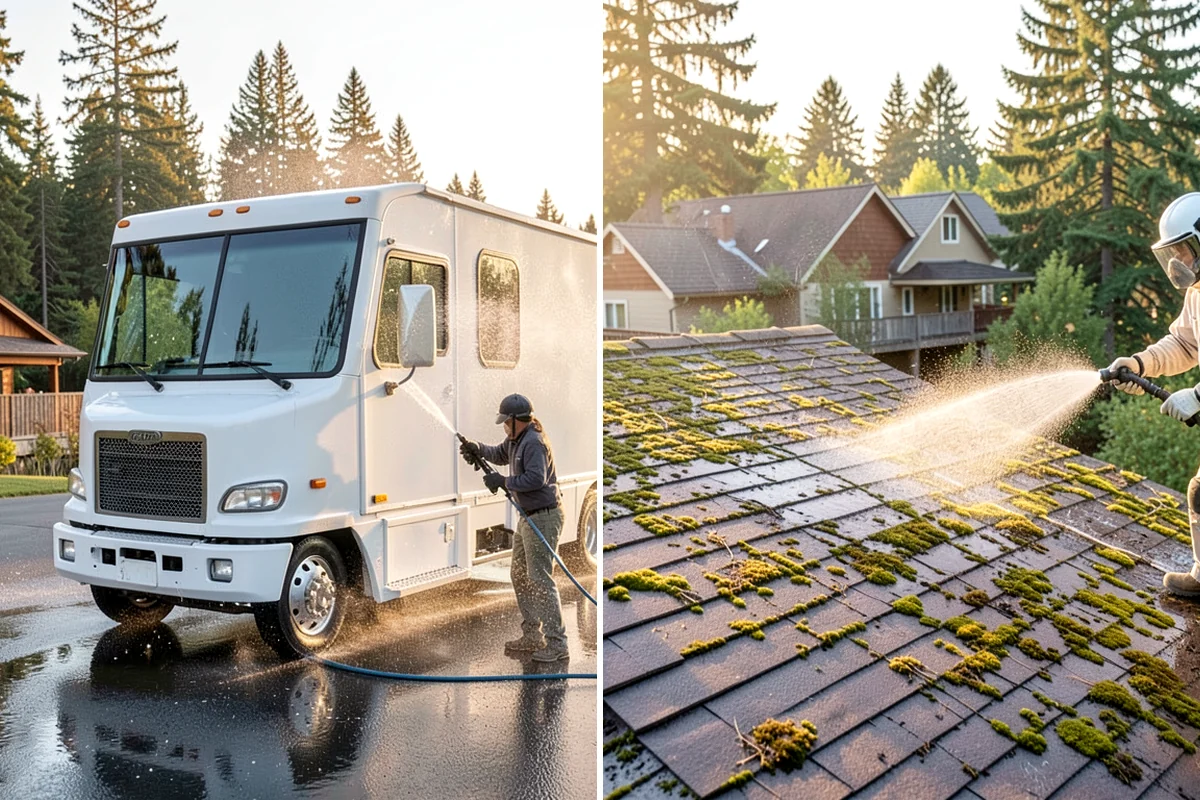 Paint Overspray Removal in Lyman, Skagit County, WA - Assess overspray type and affected surfaces