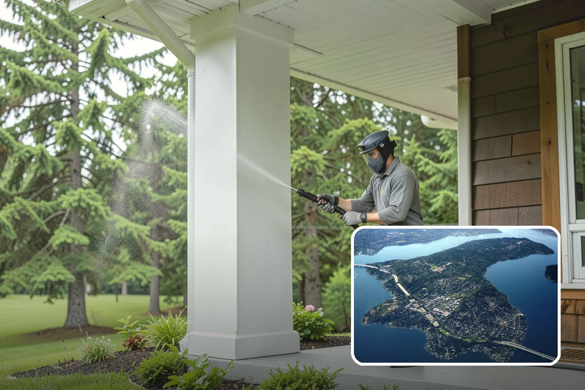 Paint Overspray Removal in Mercer Island, King County, WA - Clears speckled overspray from glass and finishes