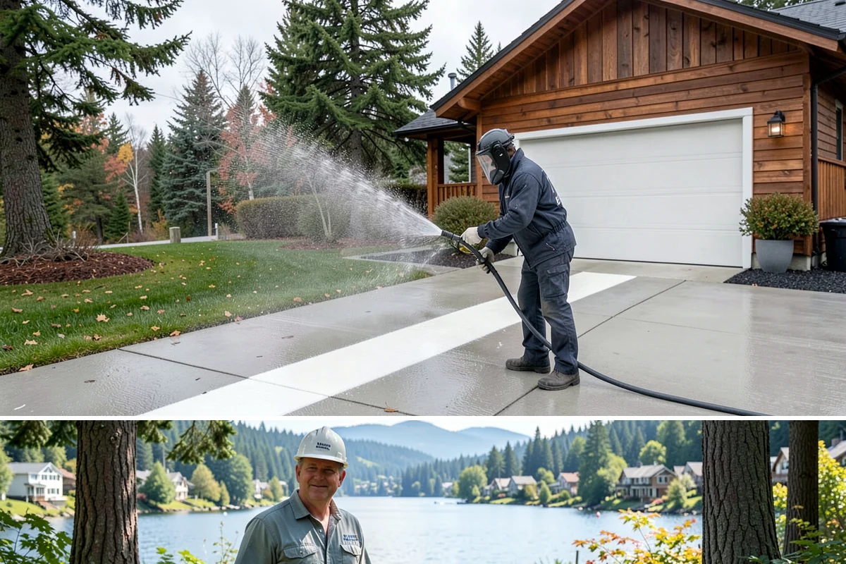 Paint Overspray Removal in Milton, King County, WA - Overspray removal can happen year-round, though mild dry days make solvent work more predictable.