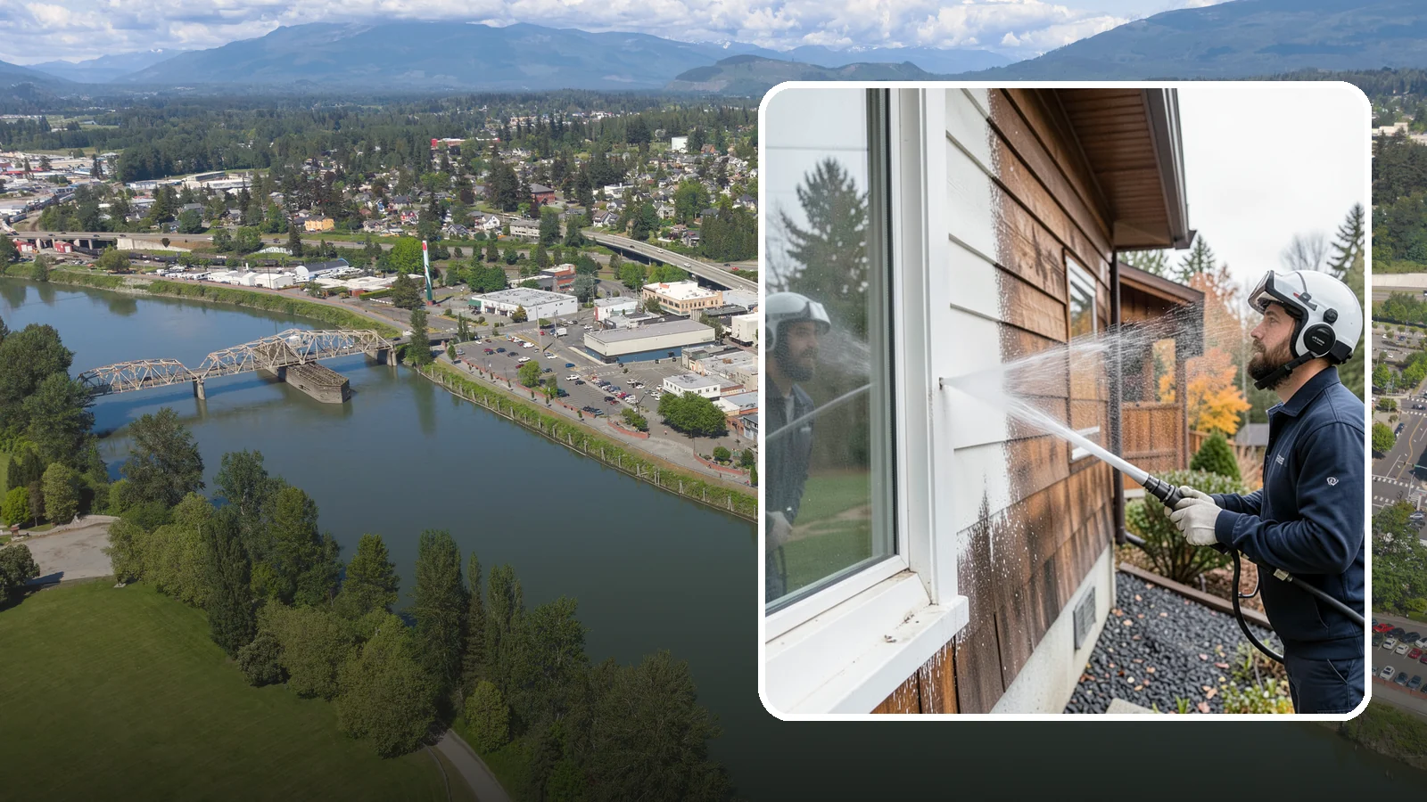 Paint Overspray Removal in Mount Vernon, Skagit County, WA - We remove paint overspray from Washington surfaces, from windows to vehicles, without harming what lies beneath.