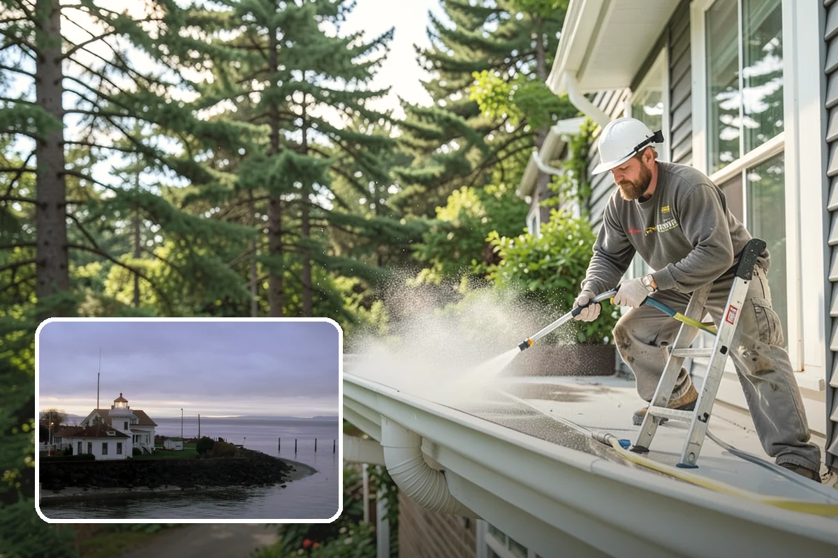 Paint Overspray Removal in Mukilteo, Snohomish County, WA - Clears speckled overspray from glass and finishes