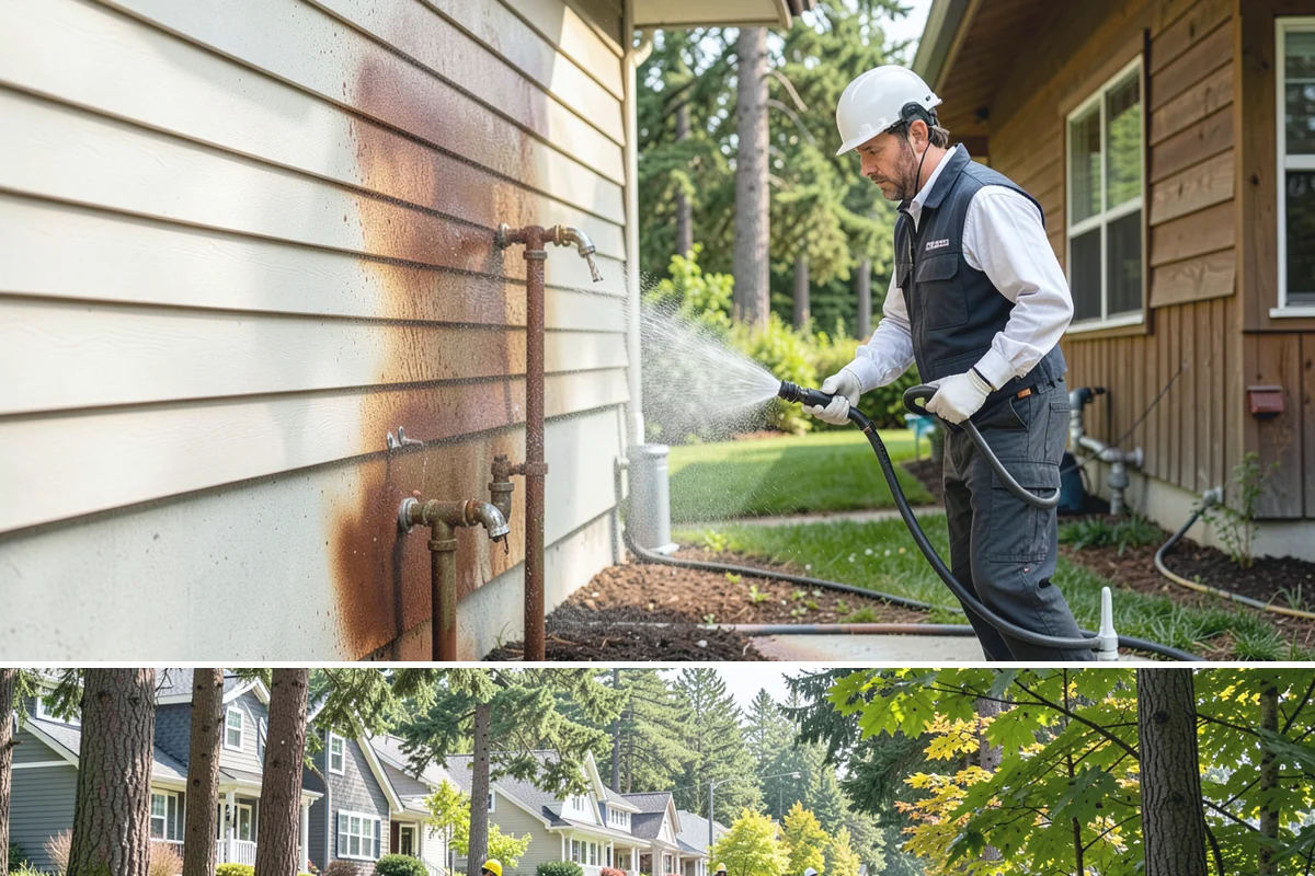 Paint Overspray Removal in Normandy Park, King County, WA - Overspray removal can happen year-round, though mild dry days make solvent work more predictable.