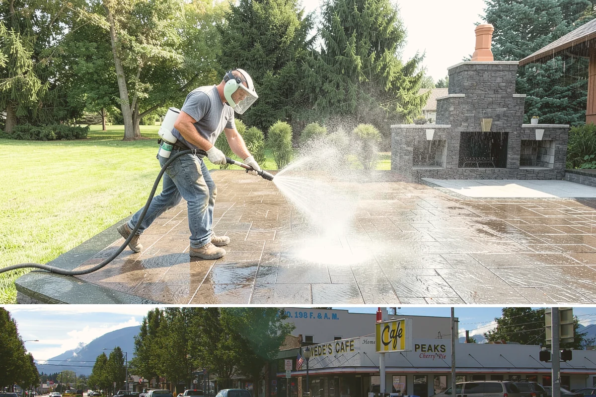 Paint Overspray Removal in North Bend, King County, WA - Overspray removal can happen year-round, though mild dry days make solvent work more predictable.